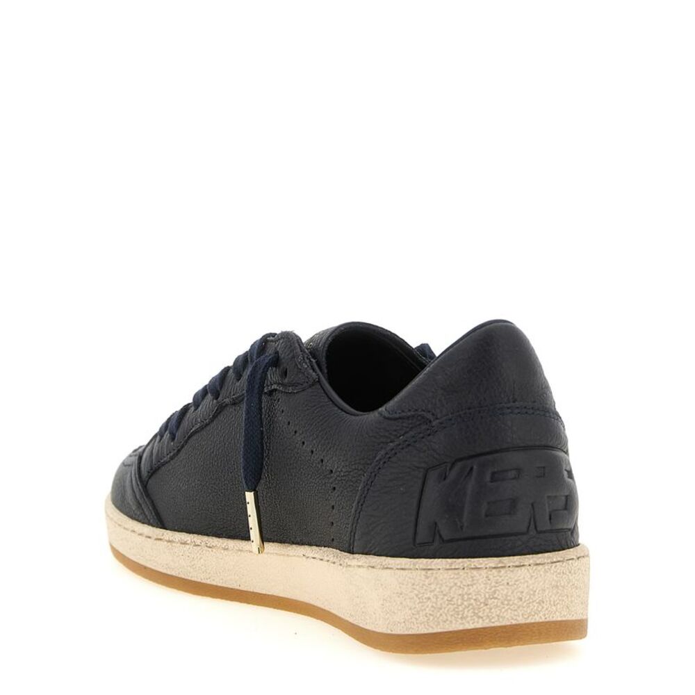 Golden Goose Blue Cowhide Low Top Men's Sneakers - Picture 4 of 5